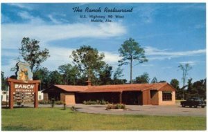 Mobile,  Alabama, Early View of The Ranch Restaurant 