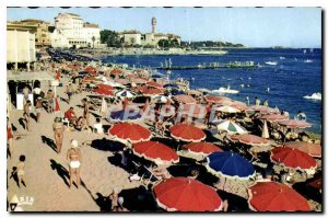 Old Postcard Reflections of Core Riviera Saint Raphael The Beach St Raphael B...