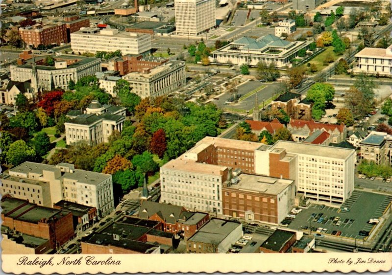 North Carolina Raleigh Aerial View