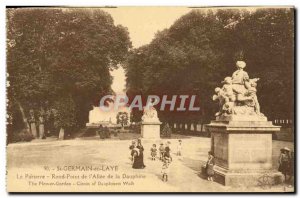 Old Postcard Saint Germain en Laye Le Parterre Rond Point of the & # 39Allee ...