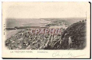 Treport Old Postcard panorama