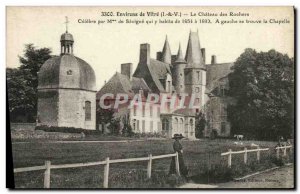 Old Postcard around Vitre Chateau des Rochers