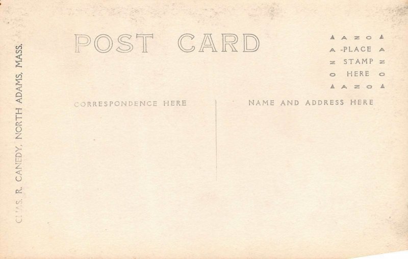 LP48  MOHAWK TRAIL Bridge across Deerfield  RPPC Postcard