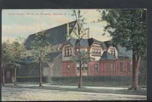 America Postcard - Trinity Church, 5th Street, Broadway, Bayonne, N.J  RS6961