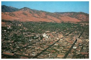 Aerial View Salt Lake City - Chrome Postcard