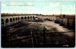 M-96243 Interior of Fort Hendry Kingston Canada