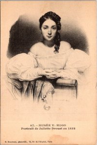 France Paris Maison De Victor-Hugo Portrait de Juliette Drouet en 1832