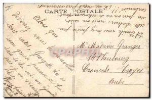 Old Postcard Montargis Bank Caisse d & # 39Epargne and the garden of the city...