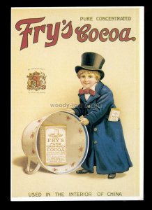 ad3992 - Fry's Cocoa - Used in the Interior of China - Modern Advert postcard