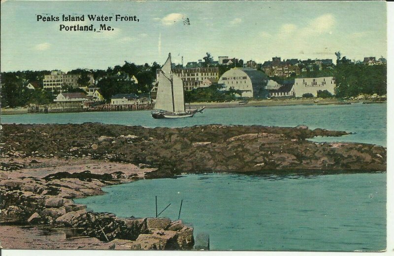 Portland, Me., Peaks Island Water Front Sailing