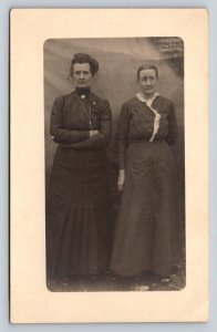 RPPC Two Ladies in Skirts with Blouses CYKO 1904-1920's VTG Postcard 1339