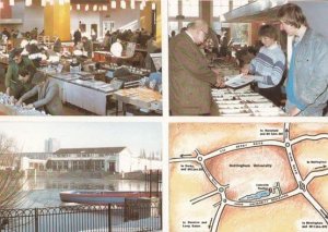 Nottingham Postcard Exhibition Dealer Stands at Lakeside Pavillion 1985 Postcard