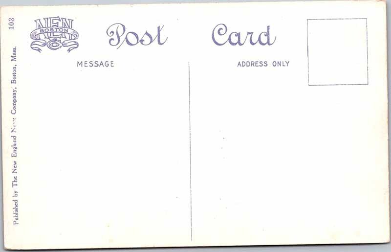 Postcard LIBRARY SCENE Boston Massachusetts MA AK5709