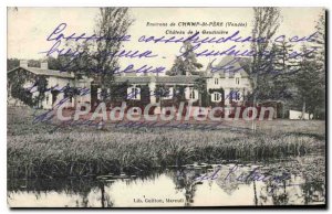 Old Postcard Around Champ St Pere (Vendee) Chateau of Gaudini?re