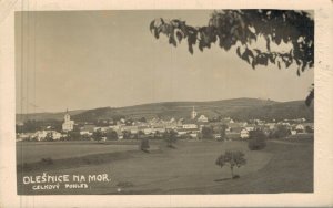 Czech Republic Olešnice Na Morave Celkový Pohled RPPC 05.68