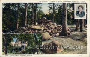 Helen Hunt Jackson's Grave  - Cheyenne, Colorado CO  