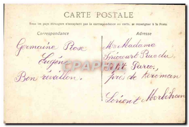 Old Postcard Fantasy Children Christmas