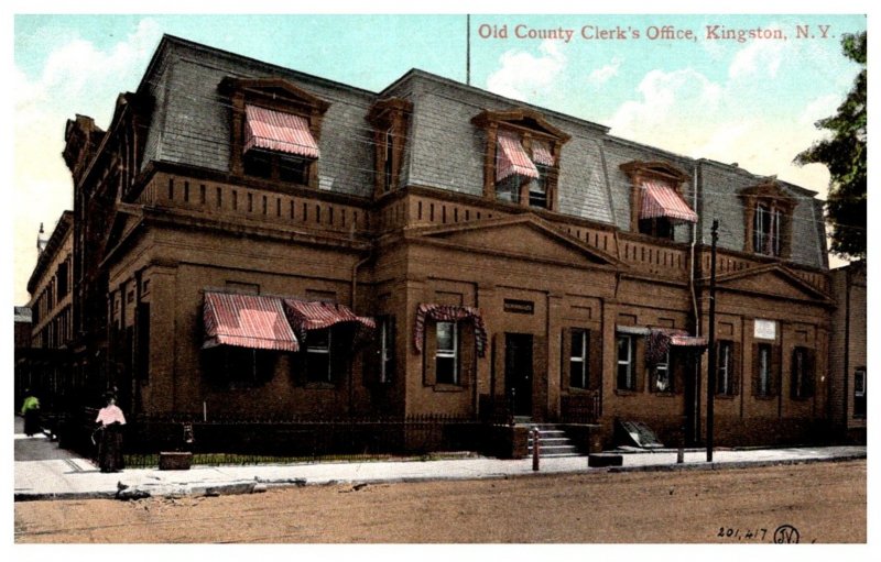 New York  Kingston , Old County Clek's office