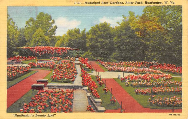 Municipal Rose Gardens, Ritter Park - Huntington, West Virginia WV  