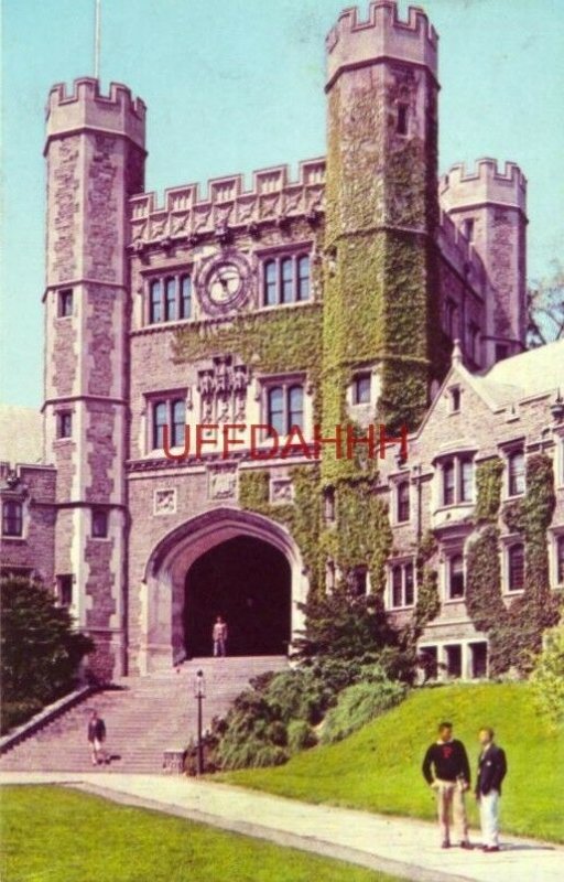 BLAIR HALL, PRINCETON UNIVERSITY, N.J. English Collegiate Gothic architecture