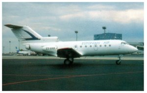 Estonian Air JAK 40 at Praha 1994 Airplane Postcard