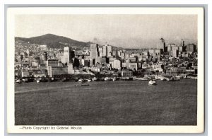 Postcard CA San Francisco Skyline From The World's Largest Landlocked Harbor