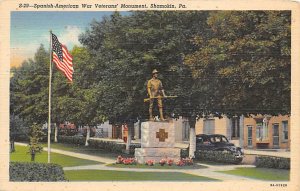 Spanish-American War Veterans' Monument Shamokin, Pennsylvania PA  