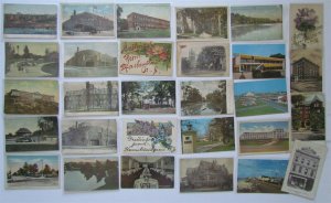 NEW JERSEY LOT of 138 ANTIQUE & VINTAGE POSTCARDS town views