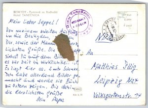 RPPC 1962  Beskydy  Czech Republic    Postcard