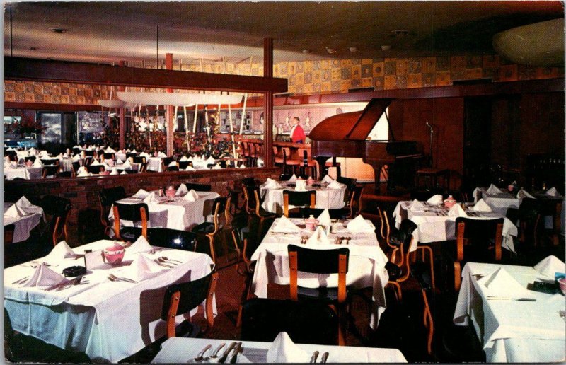 Florida Pompano Beach Hank Hagmann's Pal's Restaurant 1958