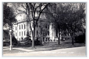 RPPC Courthouse Building Wahpeton North Dakota ND UNP Postcard S12