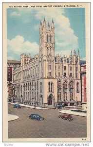 The Mizpah Hotel And First Baptist Church, Syracuse, New York, 30-40s