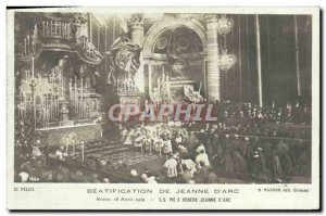 Old Postcard Beatification of Jeanne d & # 39Arc Rome April 18, 1909