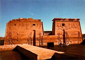 Egypt Asswan General View Of Isis Temple At Philae