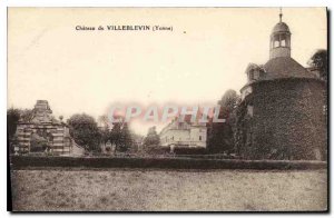 Postcard Old Chateau Villeblevin Yonne