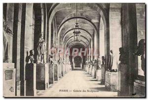 Paris - 1 - Gallery Sculpture Old Postcard