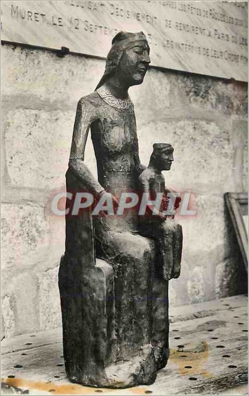 Postcard Modern Rocamadour (Lot) Statue of the Virgin (twelfth century)