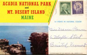 Folder - Maine's Acadia National Park & Mt Desert Island.  (12 views + covers...