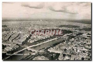 Modern Postcard Panorama Paris on the Seine