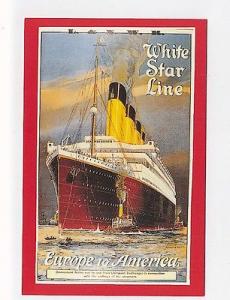 ad3683 - White Star Line  - the Olympic- poster advert - ...