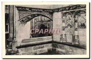 Postcard Ancient Church of Brou The Oratory of Marguerite d & # 39Autriche