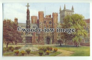 ar0316 - St. Johns College Gate, Cambridge,*1564.Artist - A R Quinton - Postcard