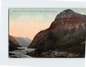 Postcard Field and Mt. Stephen Canadian Rockies Field Canada
