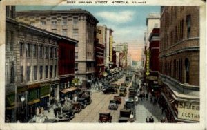 Busy Granby Street - Norfolk, Virginia VA  