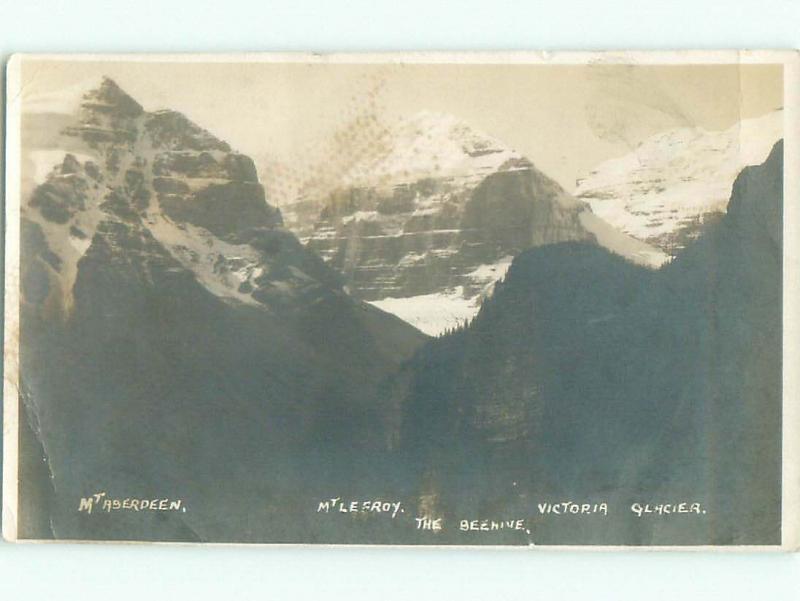 Pre-1920 rppc NICE VIEW Banff National Park Alberta AB W0909