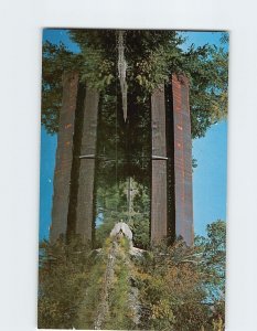 Postcard Kissing Bridge, spanning the Missisquoi River, Troy, Vermont