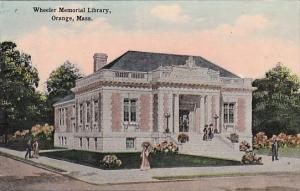 Wheeler Memorial Library Orange Massachusetts