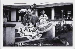 Panama Dolleras en Panama Vintage RPPC C090