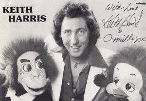 Keith Harris TV Ventriloquist & Orville Vintage Hand Signed Photo