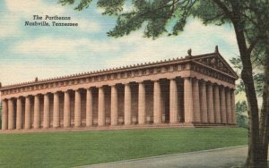 Vintage Postcard 1930s The Panthenon Nashville Tennessee TN Centennial Park